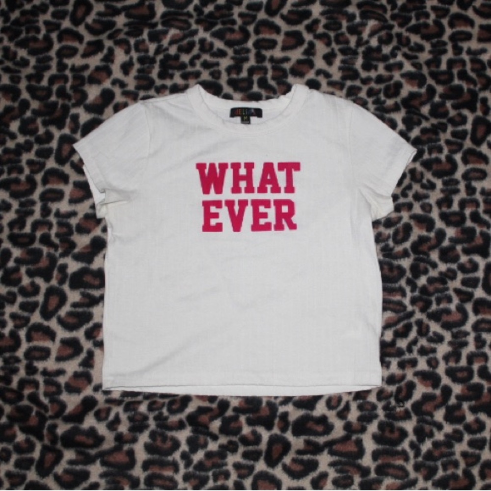 dELIA*s by dollskill WHATEVER baby tee